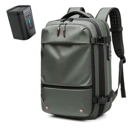 Laptop Backpack Vacuum Compressible & Expandable 17.3-Inch Padded Compartment