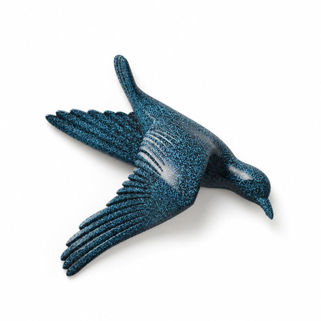 Laser-Engraved 3D Seagull Wall Decor