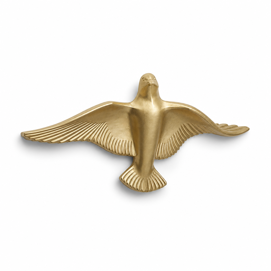 Laser-Engraved 3D Seagull Wall Decor