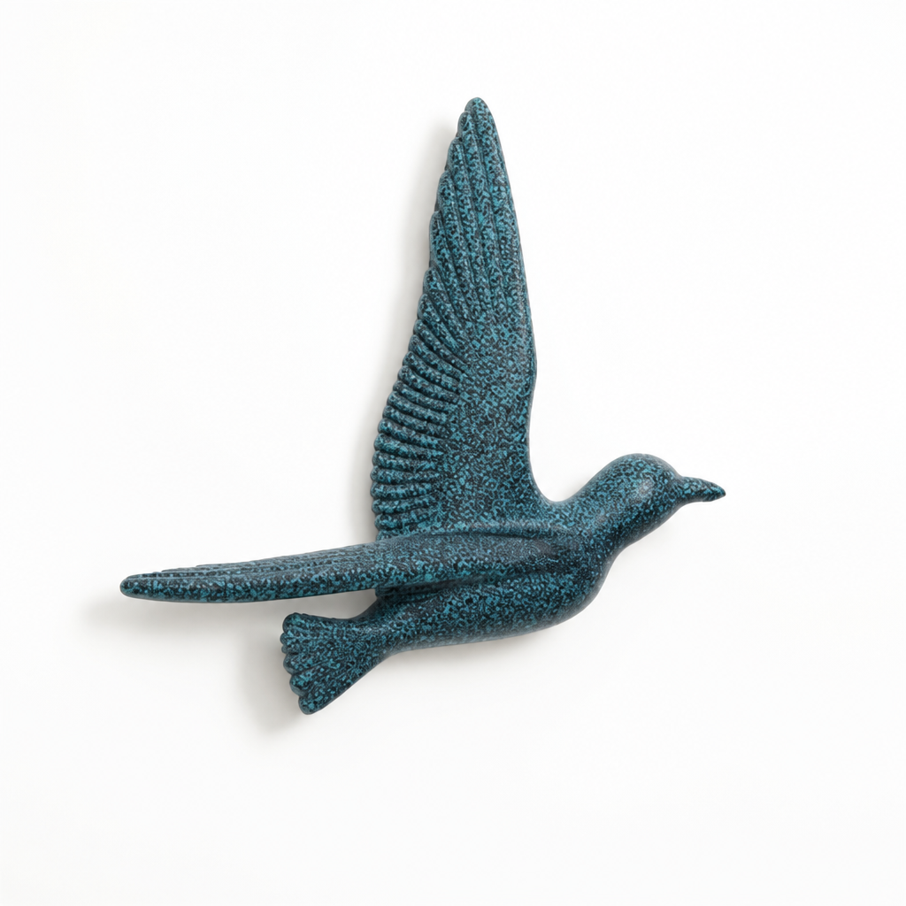 Laser-Engraved 3D Seagull Wall Decor