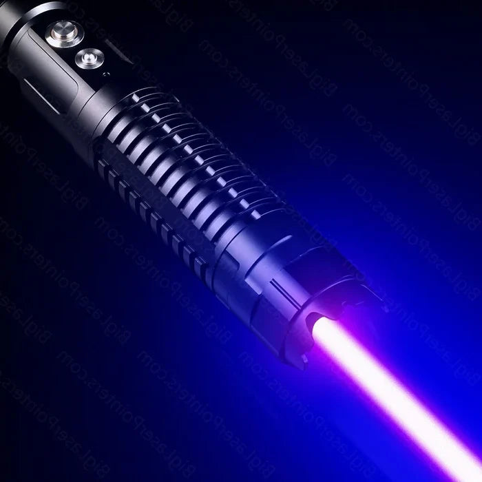 Laser Flashlight Blue Adjustable Focus Fire-Starting