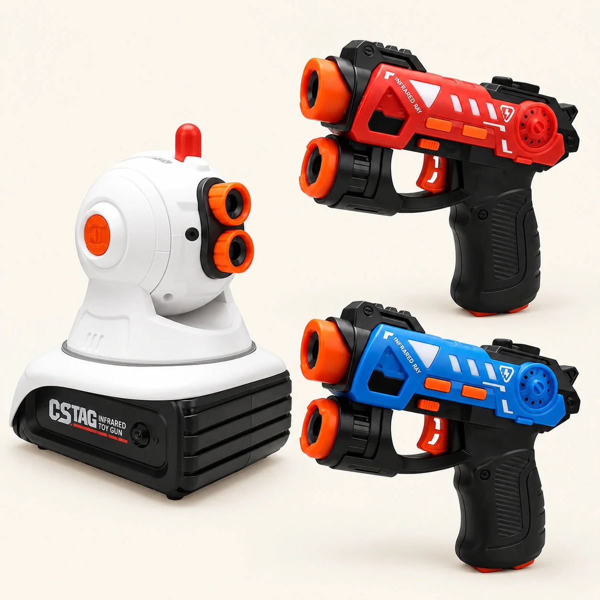 Laser Tag Projector Game Infrared Two Blasters