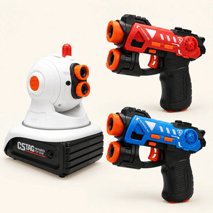 Laser Tag Projector Game Infrared Two Blasters
