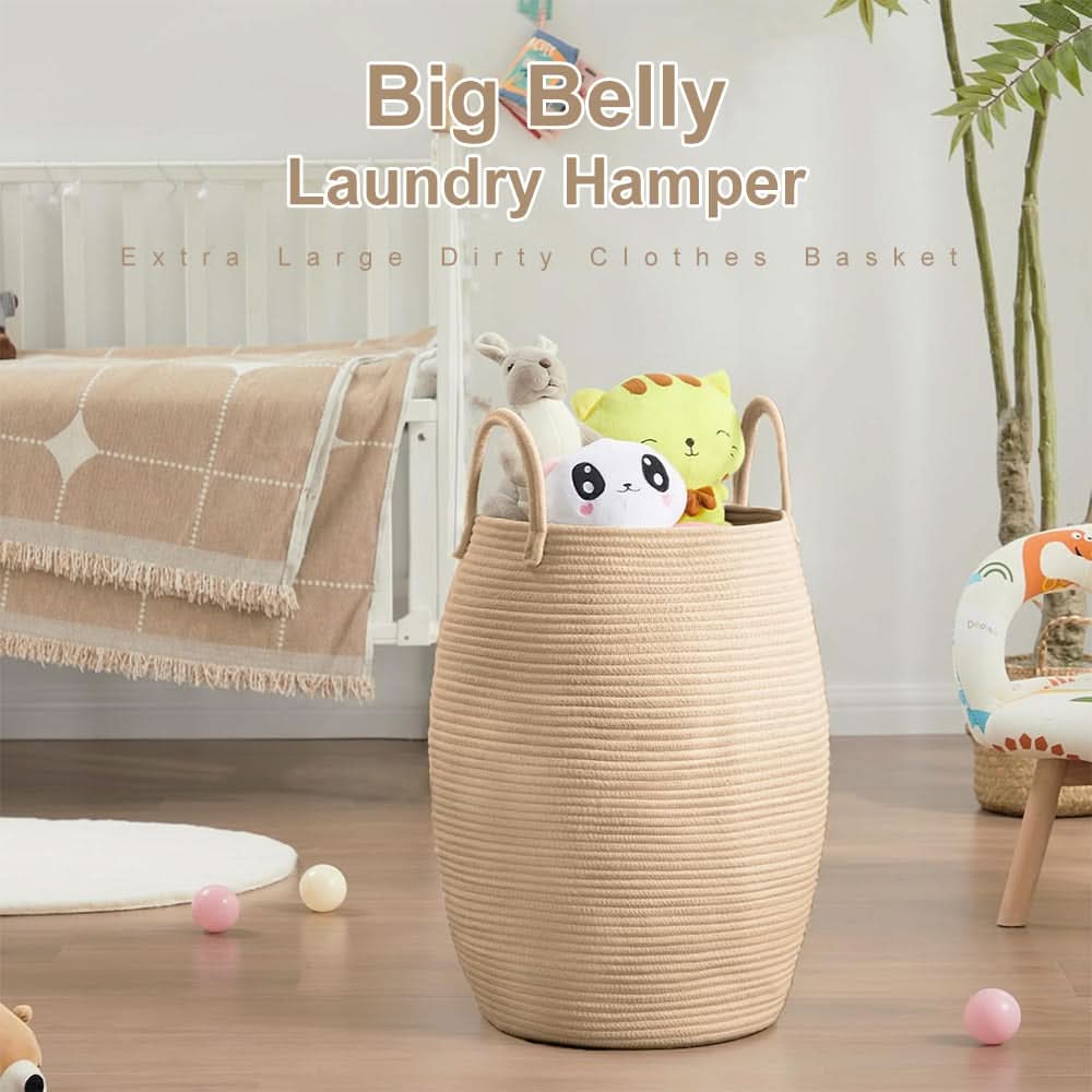Laundry Bag Natural Cotton Space-Saving Lightweight Storage