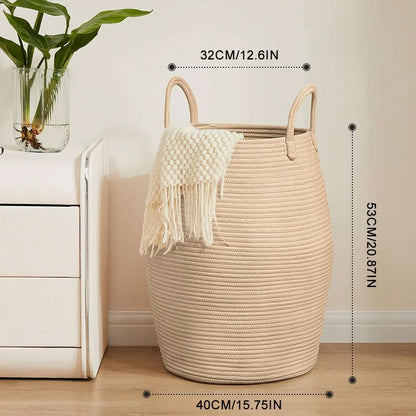 Laundry Bag Natural Cotton Space-Saving Lightweight Storage