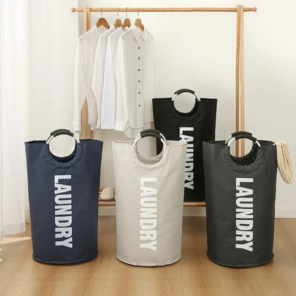 Laundry Basket Collapsible Self-Standing 90L