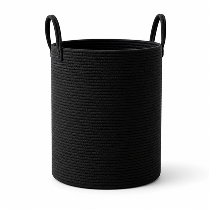 Laundry Basket Large Cotton Rope With Handles