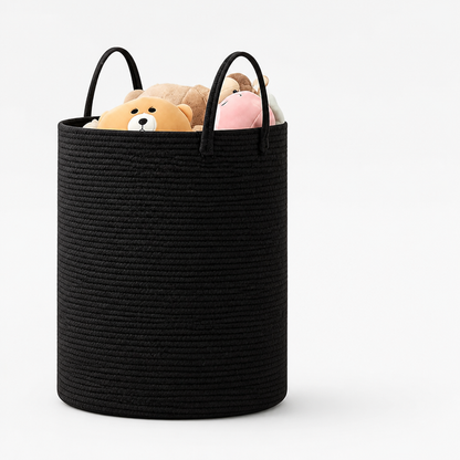 Laundry Basket Large Cotton Rope With Handles