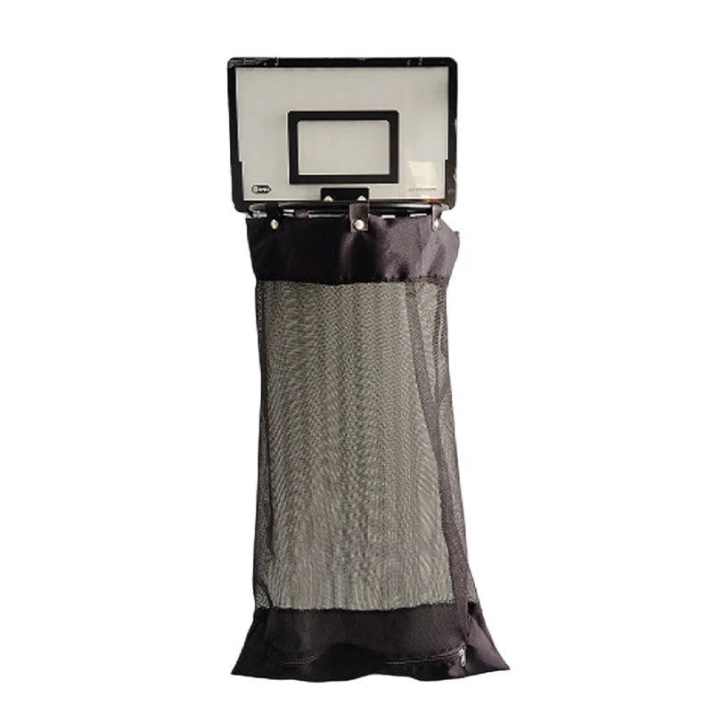 Laundry Hamper Basketball Hoop Design Breathable Mesh Wall-Mounted