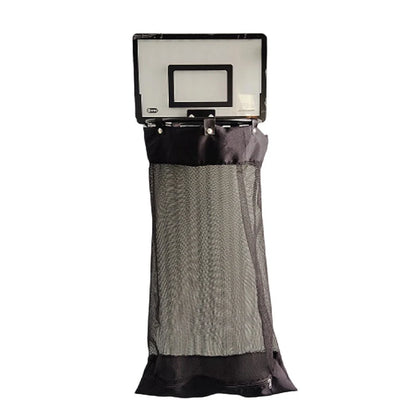 Laundry Hamper Basketball Hoop Design Breathable Mesh Wall-Mounted