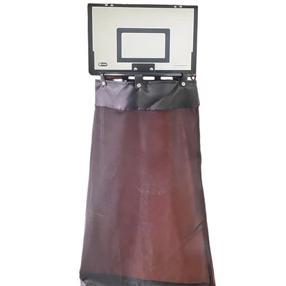 Laundry Hamper Basketball Hoop Design Breathable Mesh Wall-Mounted