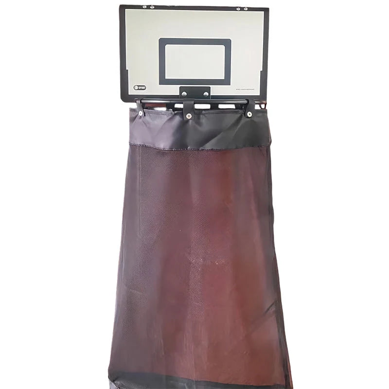 Laundry Hamper Basketball Hoop Design Wall-Mounted Mesh Bag