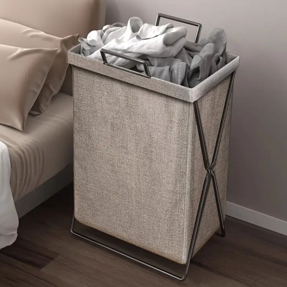Laundry Organizer Foldable Water-Resistant Fabric & Handles