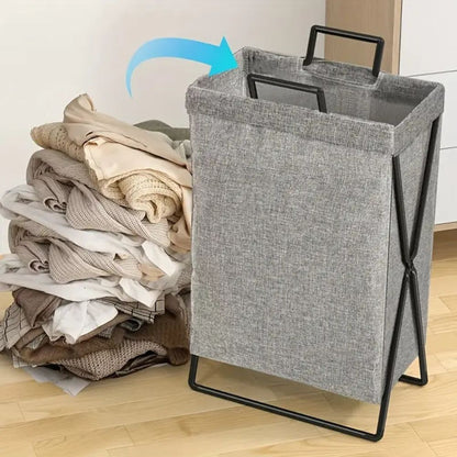 Laundry Organizer Foldable Water-Resistant Fabric & Handles