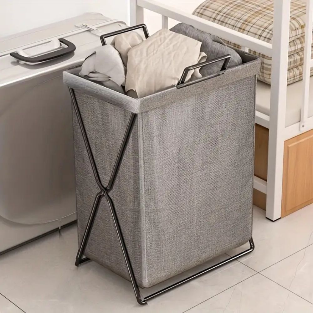 Laundry Organizer Foldable Water-Resistant Fabric & Handles