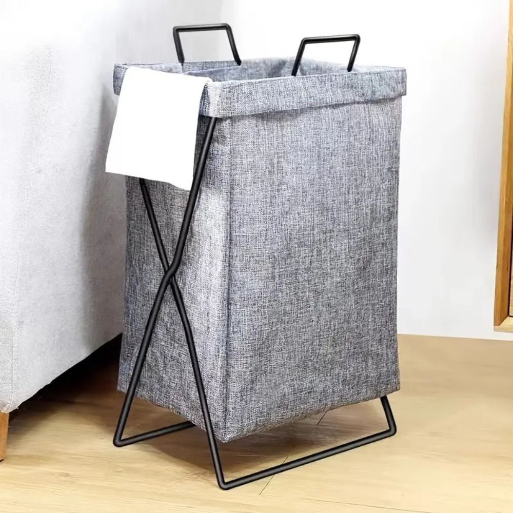 Laundry Organizer Foldable Water-Resistant Fabric & Handles