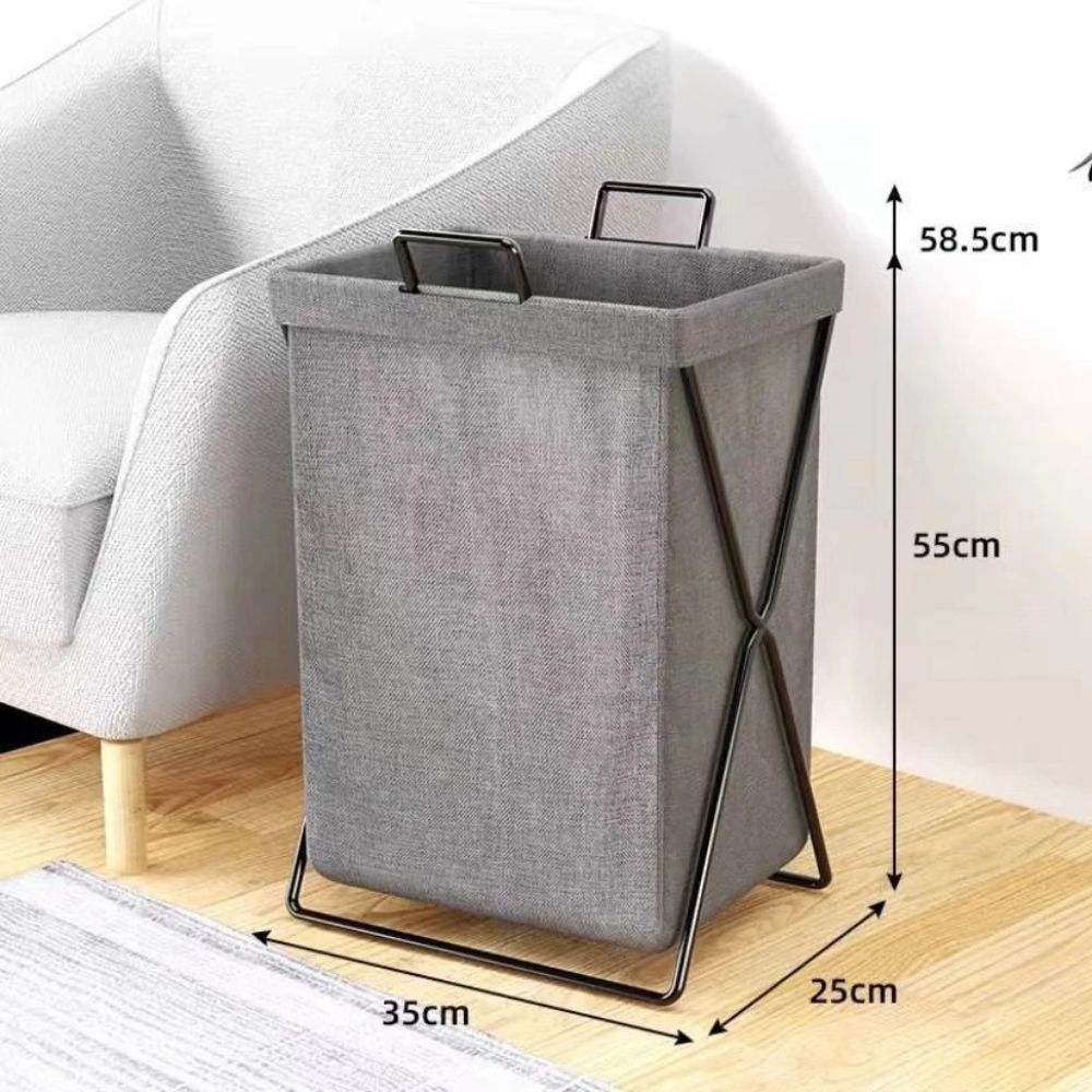 Laundry Organizer Foldable Water-Resistant Fabric & Handles
