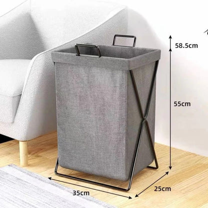 Laundry Organizer Foldable Water-Resistant Fabric & Handles