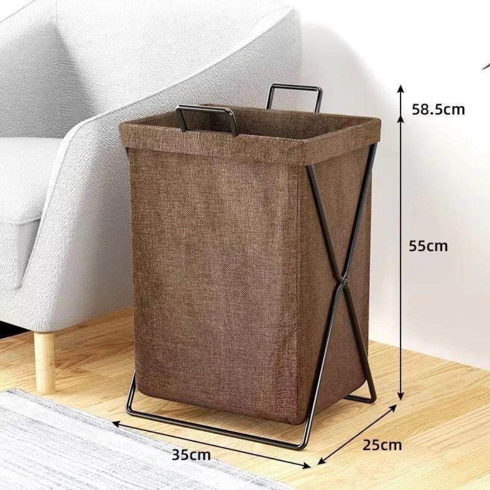 Laundry Organizer Foldable Water-Resistant Fabric & Handles