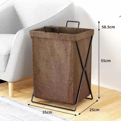 Laundry Organizer Foldable Water-Resistant Fabric & Handles