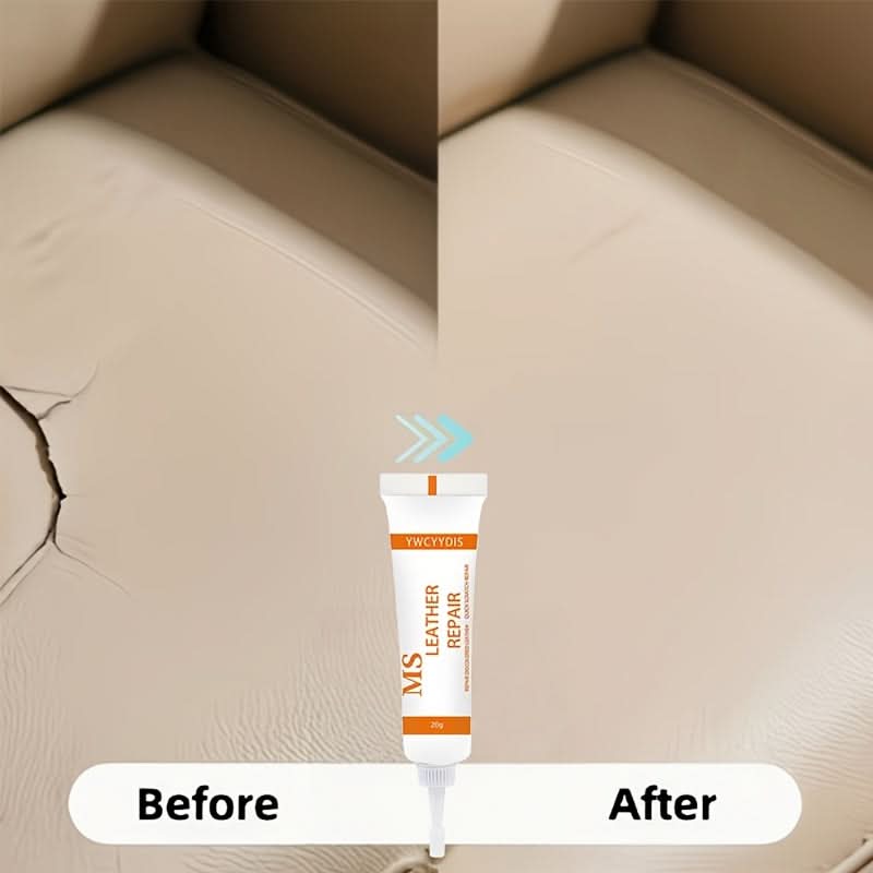 Leather Edge Filler Built-In Brush Smooth White Finish