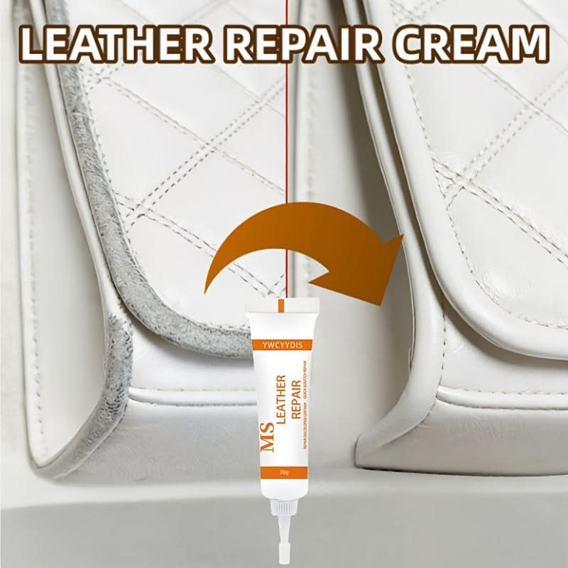 Leather Edge Filler Built-In Brush Smooth White Finish