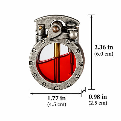 Lighter Windproof Transparent Fuel Tank Compact Design