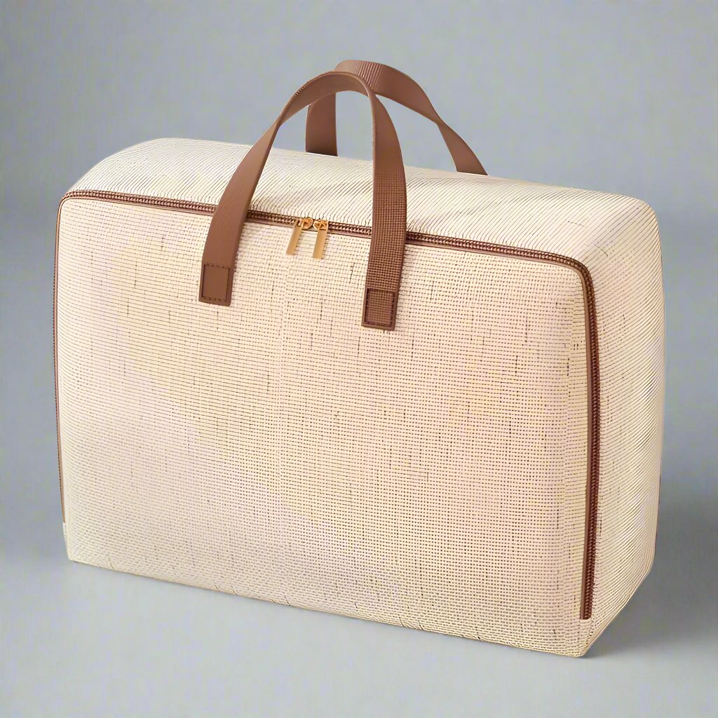 Living Room Storage Bag Durable Linen Compact & Travel-Friendly