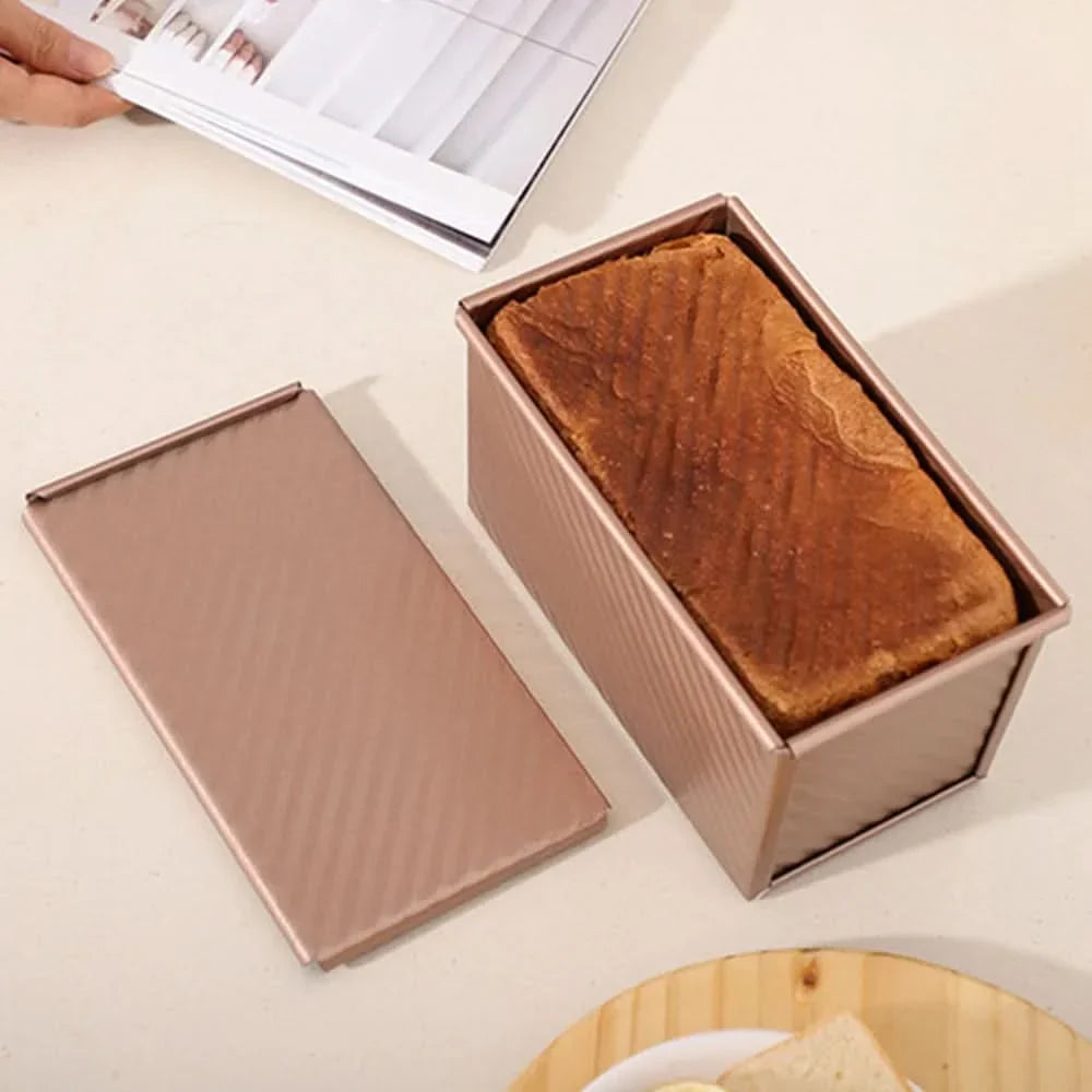 Loaf Pan Set Non-Stick with Lids Set of 2