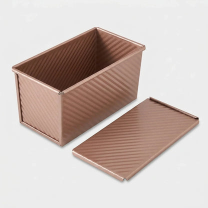 Loaf Pan Set Non-Stick with Lids Set of 2