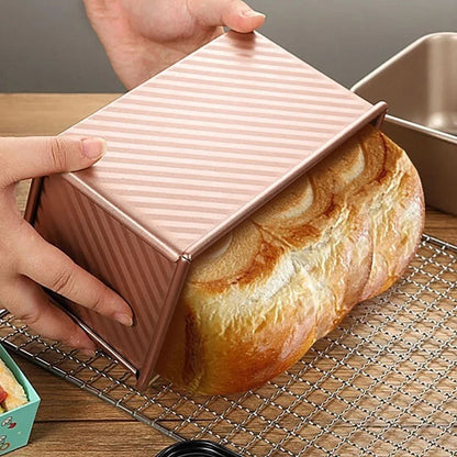 Loaf Pan Set Non-Stick with Lids Set of 2