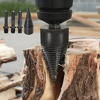 Log Splitter Drill Bit Carbon Steel 4 Shank Adapters