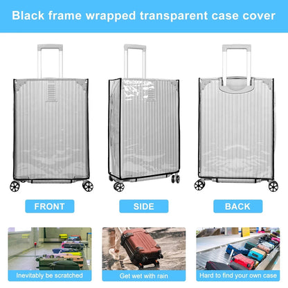Luggage Cover Clear PVC Waterproof Scratch Protection