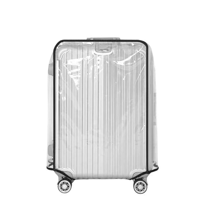 Luggage Cover Clear Waterproof PVC Fits 18–30 Inch Suitcases