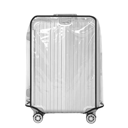 Luggage Cover Clear Waterproof PVC Fits 18–30 Inch Suitcases