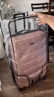 Luggage Cover Clear Waterproof PVC Fits 18–30 Inch Suitcases