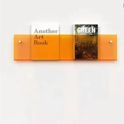 Magazine Holder Acrylic Wall-Mounted Space-Saving Display