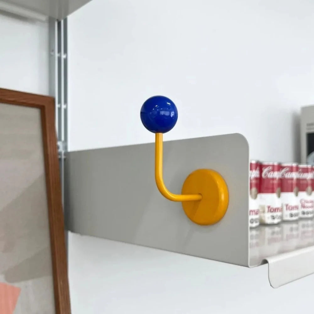 Magnetic Hooks Colorful Wooden Ball & Strong Hold