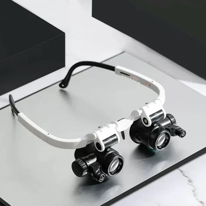 Magnifying Glasses Adjustable LED Lights 8x 15x 23x