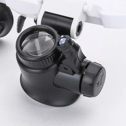 Magnifying Glasses Adjustable LED Lights 8x 15x 23x