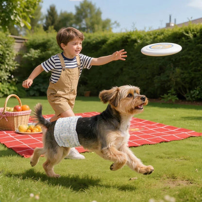 Male Dog Belly Bands Multi-Layer Leak Protection Wetness Indicator