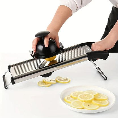 Mandoline Slicer Adjustable Thickness Stainless Steel Blades