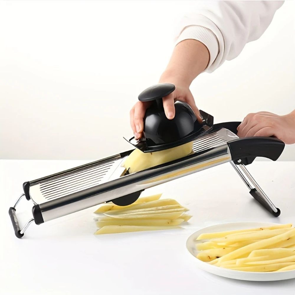 Mandoline Slicer Adjustable Thickness Stainless Steel Blades