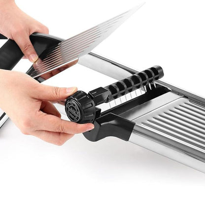 Mandoline Slicer Adjustable Thickness Stainless Steel Blades