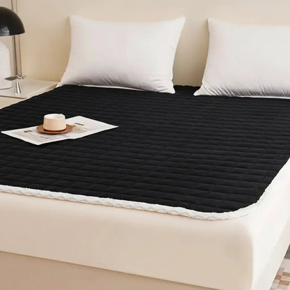 Mattress Protector Plush Milk Velvet Breathable & Lightweight