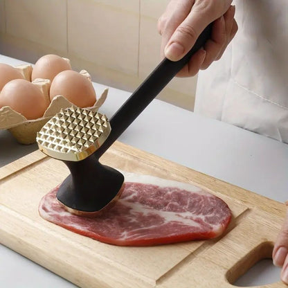 Meat Tenderizer Hammer Dual-Sided Rust-Resistant Zinc Alloy