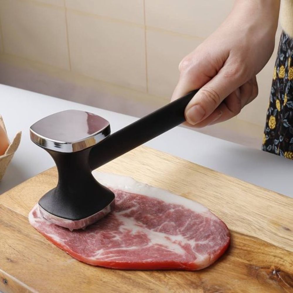 Meat Tenderizer Hammer Dual-Sided Rust-Resistant Zinc Alloy