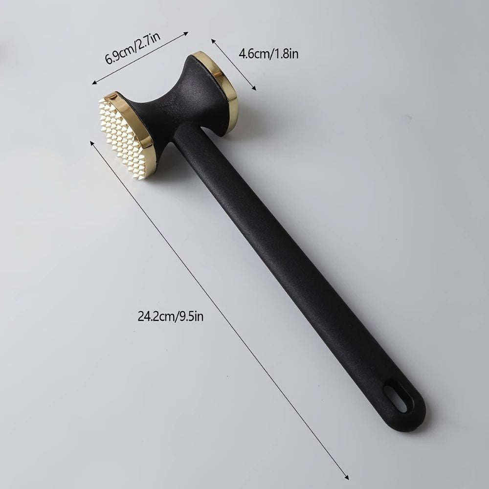 Meat Tenderizer Hammer Dual-Sided Rust-Resistant Zinc Alloy