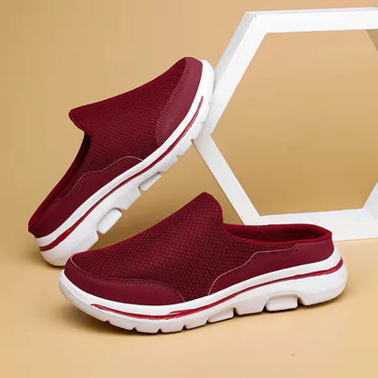 Men’s Slippers Breathable Mesh Cushioned Non-Slip Sole
