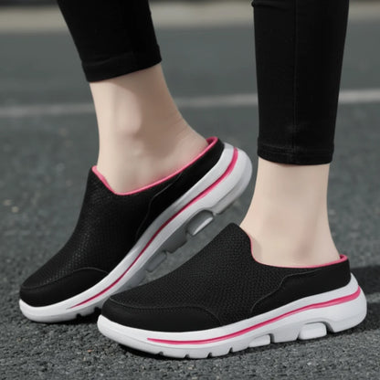 Men’s Slippers Breathable Mesh Cushioned Non-Slip Sole
